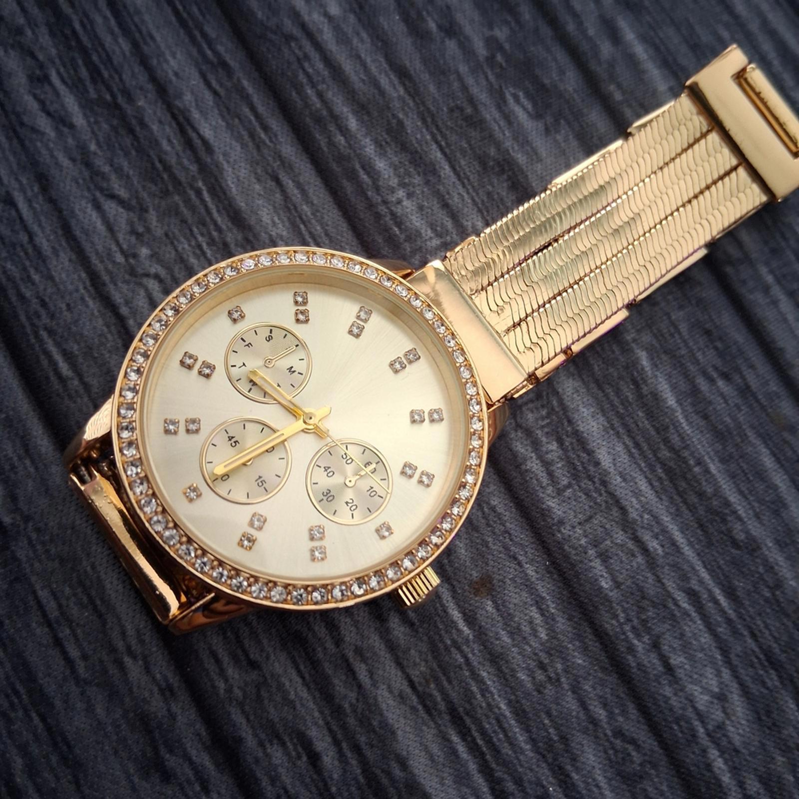 Inc International Concepts Gold Womens Watch 39mm New In Box